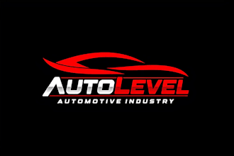 make an automotive, auto care and auto level logo design