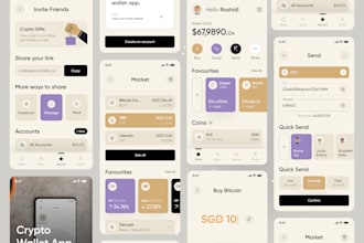 build crypto exchange app, dex transaction app, crypto wallet app, wallet app