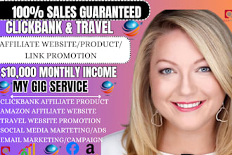 promote travel affiliate website blog amazon clickbank affiliate product link