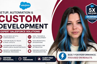 do salesforce CRM development, admin, configuration, and integration