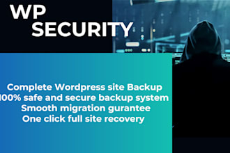 backup, restore, or migrate your wordpress website securely