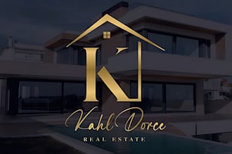 do modern realtor, real estate, property and architecture logo design
