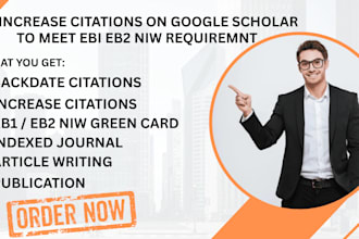 backdate citation to boost google scholar citation to meet eb1 eb2 niw
