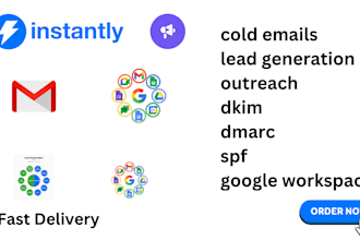 manage and setup instantly ai and cold email outreach campaign