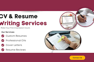 write and upgrade your resume, cv, cover letter, linkedin