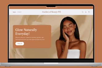 build skincare website skincare store beauty website skin care shopify store