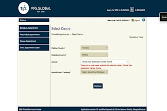 develop booking bot, vfs, appointment bot, vfs appointment bot