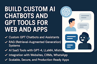 develop custom chatbots, rag systems, and ai tools