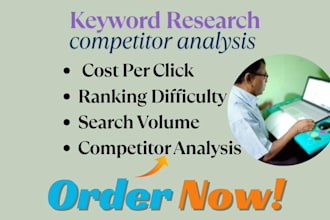 research high volume low competition SEO keywords