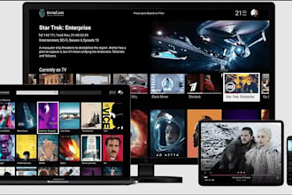 develop android tv dashboard, ott app, iptv app, admin panel