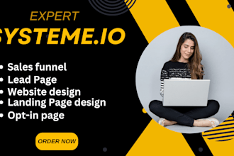 create click funnel, sales funnel system io, landing page