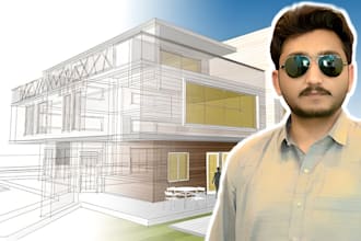 expert architect 2d,3d house designer autocad ,sketchup ,revit