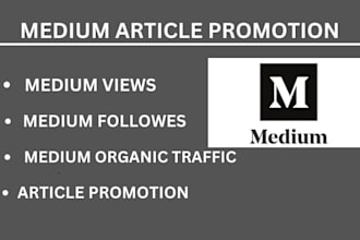 do viral medium article promotion