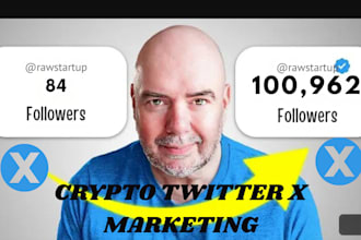 organic 9m growt crypto twitter x marketing memecoin promotion twltter promotion