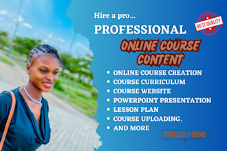 do online course content, curriculum research, ai content, elearning development
