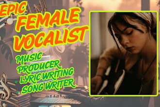 be your epic rock edm female singer, deep house lyrics pop tech