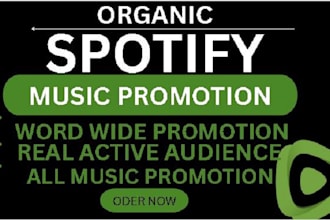 do organic amazon music promotion to new music