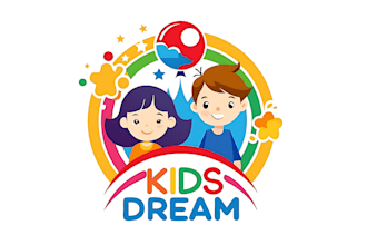 do modern baby shop, childcare, daycare, school, toy shop and kids logo design