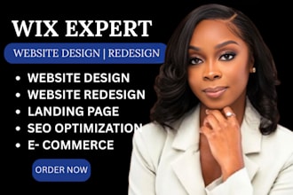 wix website design wix website redesign wix landing page expert