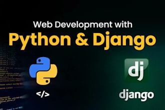 create python django website and web application