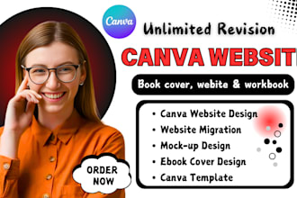 canva website design, canva ebook design, canva workbook design, canva template
