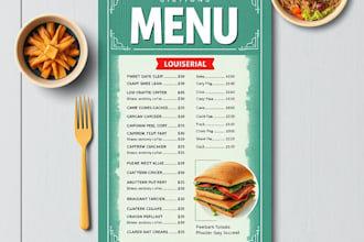 design restaurant menu design, food menu,restaurant flyer chalkboard food poster