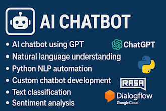 build a powerful ai chatbot or nlp automation using python and openai