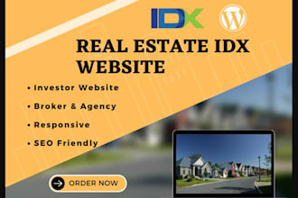 design a realtor website, idx mls with homepress theme, houzez theme, homey