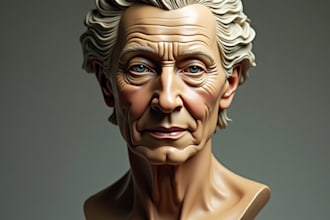 sculpt 3d head, 3d helmet, 3d mask, 3d face, 3d bust model for 3d printing