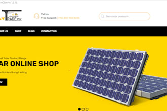 build solar panel website solar energy website solar installation solar landing