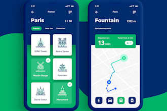 build travel app, activity app, tour guide app, city guide app,  mobile app