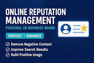 do online reputation management personal or business brand