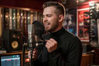 be your powerful soulful male singer, songwriter, music producer, vocalist, pop