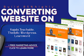 design online course website on teachable, thinkific, kajabi, podia, kartra