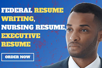 federal resume writing and cover letter, executive, government resume writing