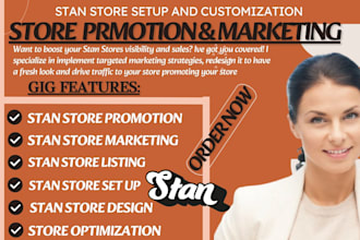 do stan store marketing stan store promotion stan store set up stan store design