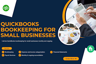 do quickbooks bookkeeping for small businesses monthly and ongoing