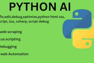fix, edit, write code, scripts, automation, python bot, java c cpp lua php go js
