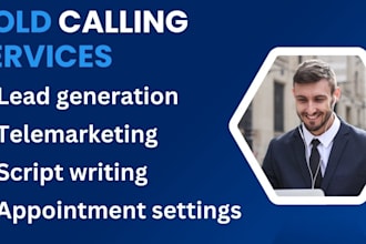 janitorial cold call, real estate cold call, appointment setter and cold calling