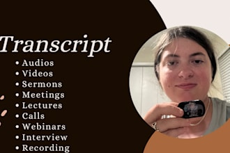 write transcripts for your videos, audios, and captions