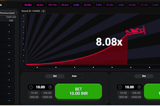 develop crash aviator game with admin panel and payment gateway