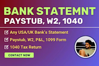 prepare financial statements, bank reconciliation, and bookkeeping