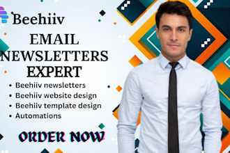 setup beehiiv newsletter template, beehiiv landing page, beehiiv automation