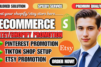 setup etsy pod, shopify print on demand store, etsy seo pinterest promotion