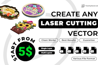 create custom laser cutting file vector dxf svg pdf eps