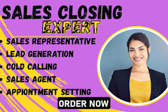 b2b sales agent high ticket sales appointment setting cold calling sales closer