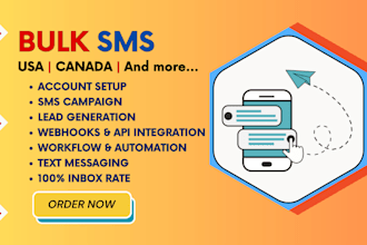 send bulk sms text message, sms marketing, sms automation sms campaign worldwide