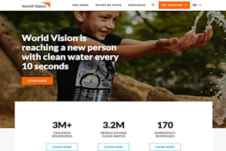 nonprofit website, charity website, 501c3, donation website, non profit website