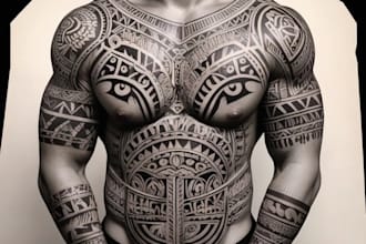 design your polynesian tribal tattoo