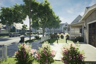 3d game environment game level design unity environment terrain building